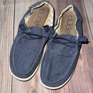 Hey Dude Wendy Sparkling Denim Size 11